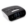 Aiwa CR-15BK Radio Reloj Despertador Doble Alarma FM Negro